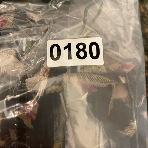 Alice + Olivia Julius Floral Blouse Women’s Small Blouson Sleeve Silk Sheer Top - Picture 11 of 11